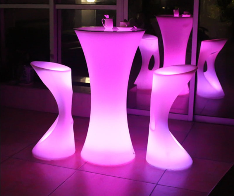 led stools and tables london