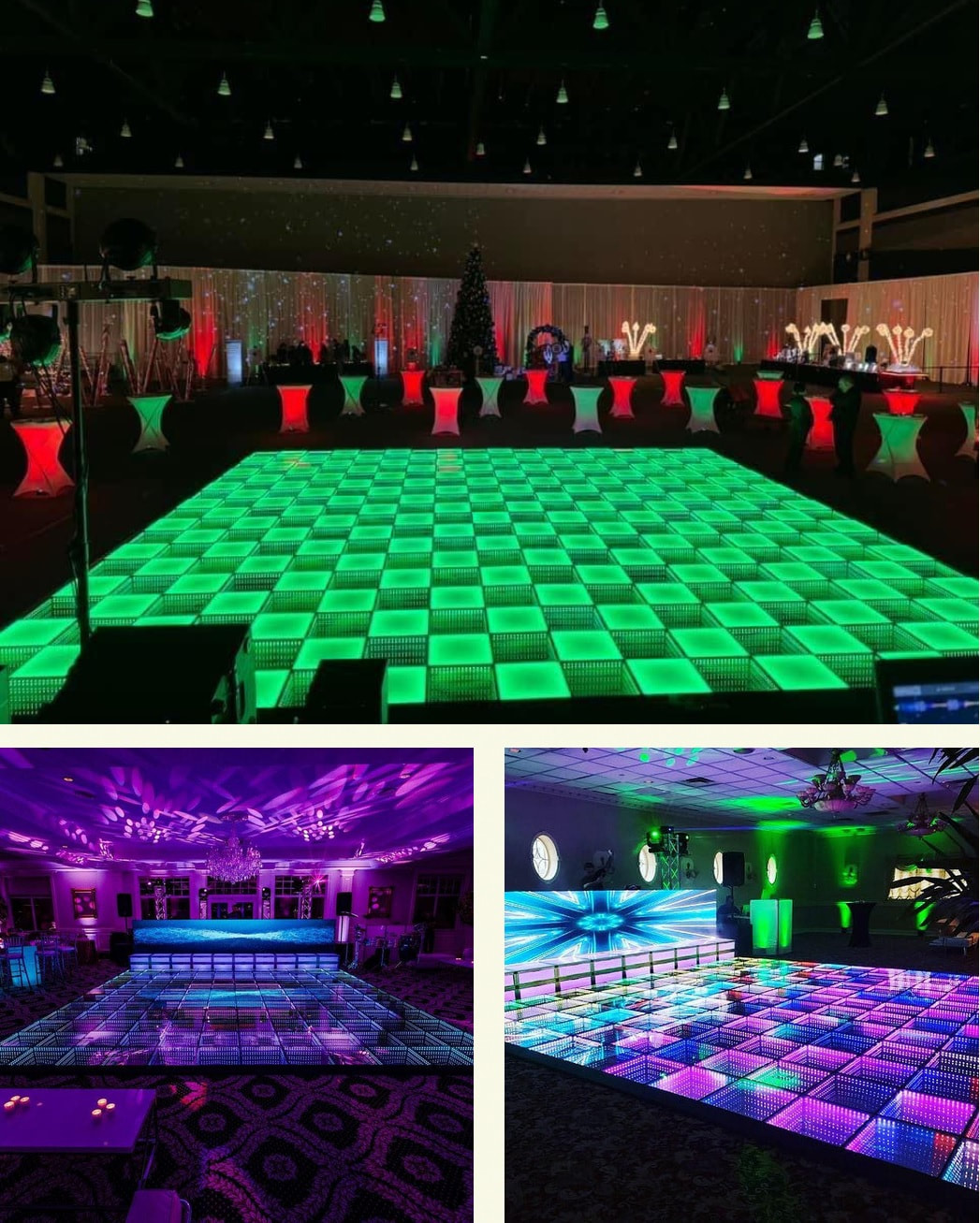 3d led dance floor hire london