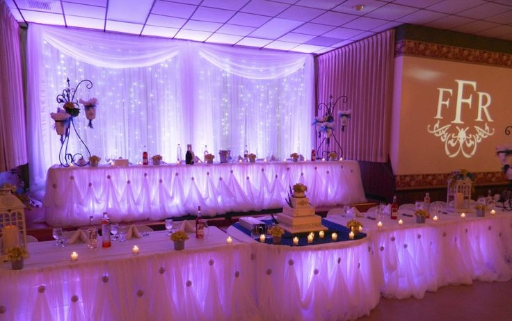 wedding top table hire london