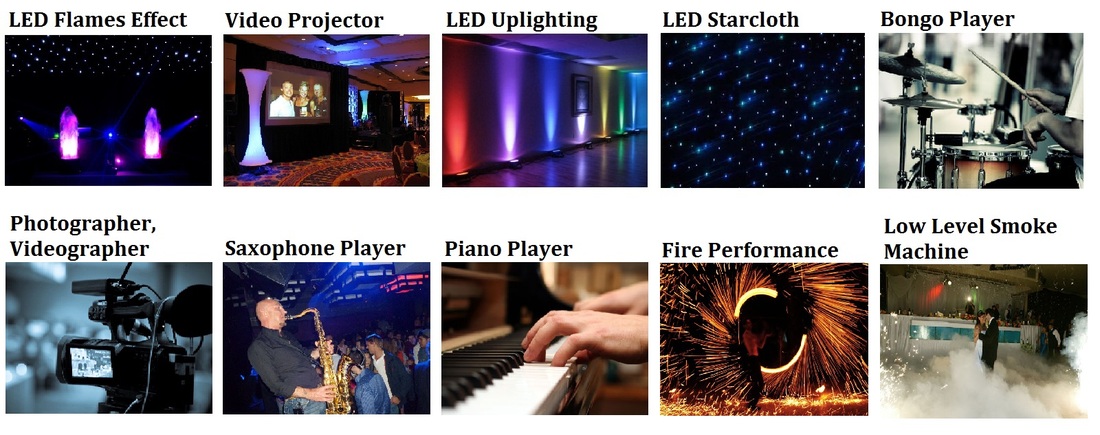led uplighters hire in london